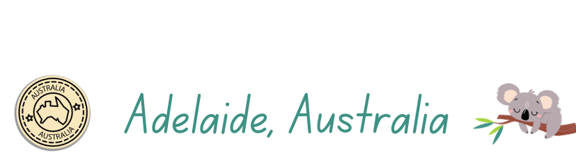 Adelaide written with koala image